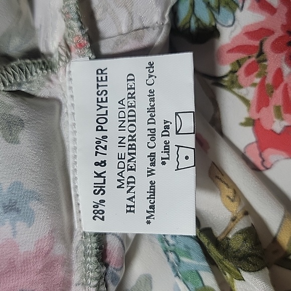 Love Kyla "Klara Dress" Floral Sleeveless Dress, Size S, Hand Embroidered, NWT - Picture 9 of 10